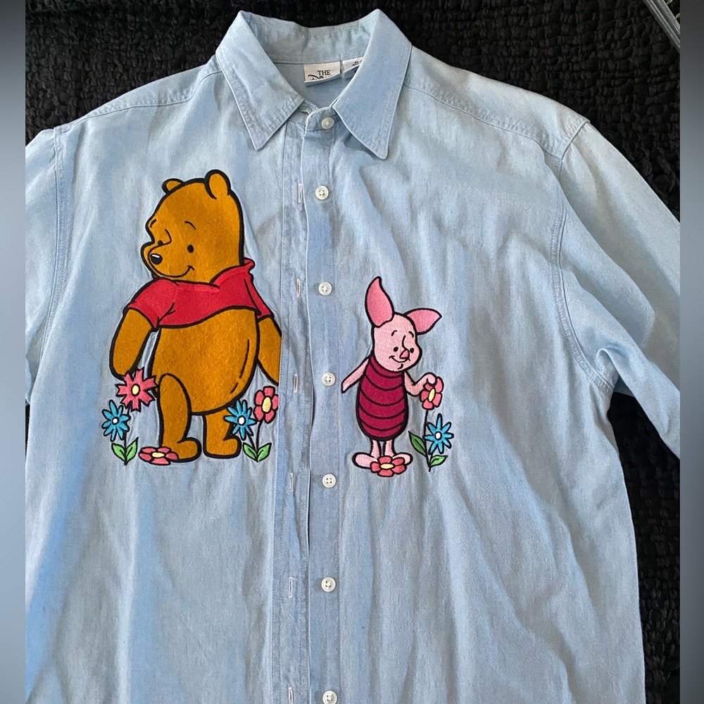 The Disney store - Winnie the Pooh button up top